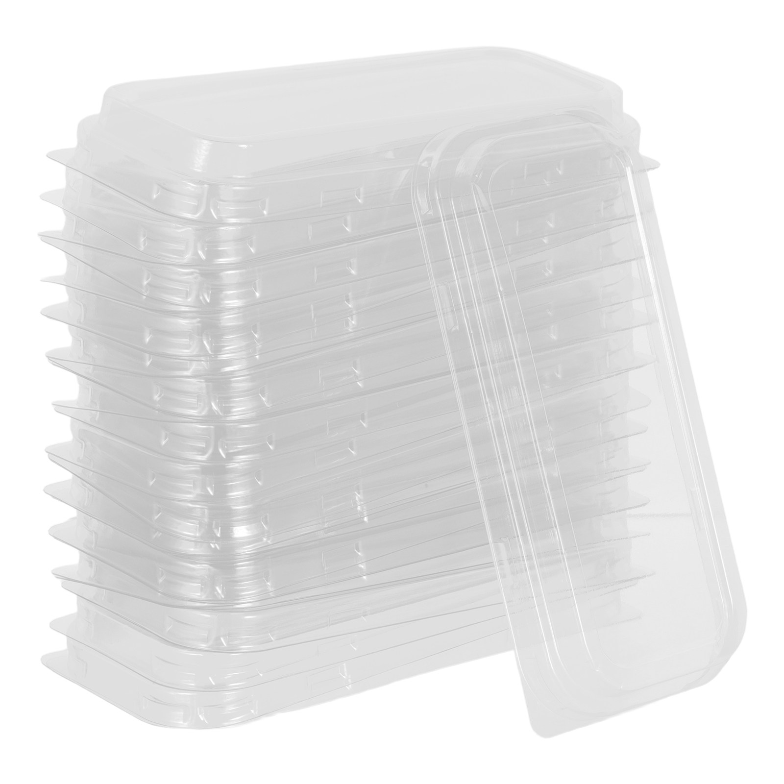 Kitchen Baking Pan - 50Pcs Plastic Loaf Baking Lids -