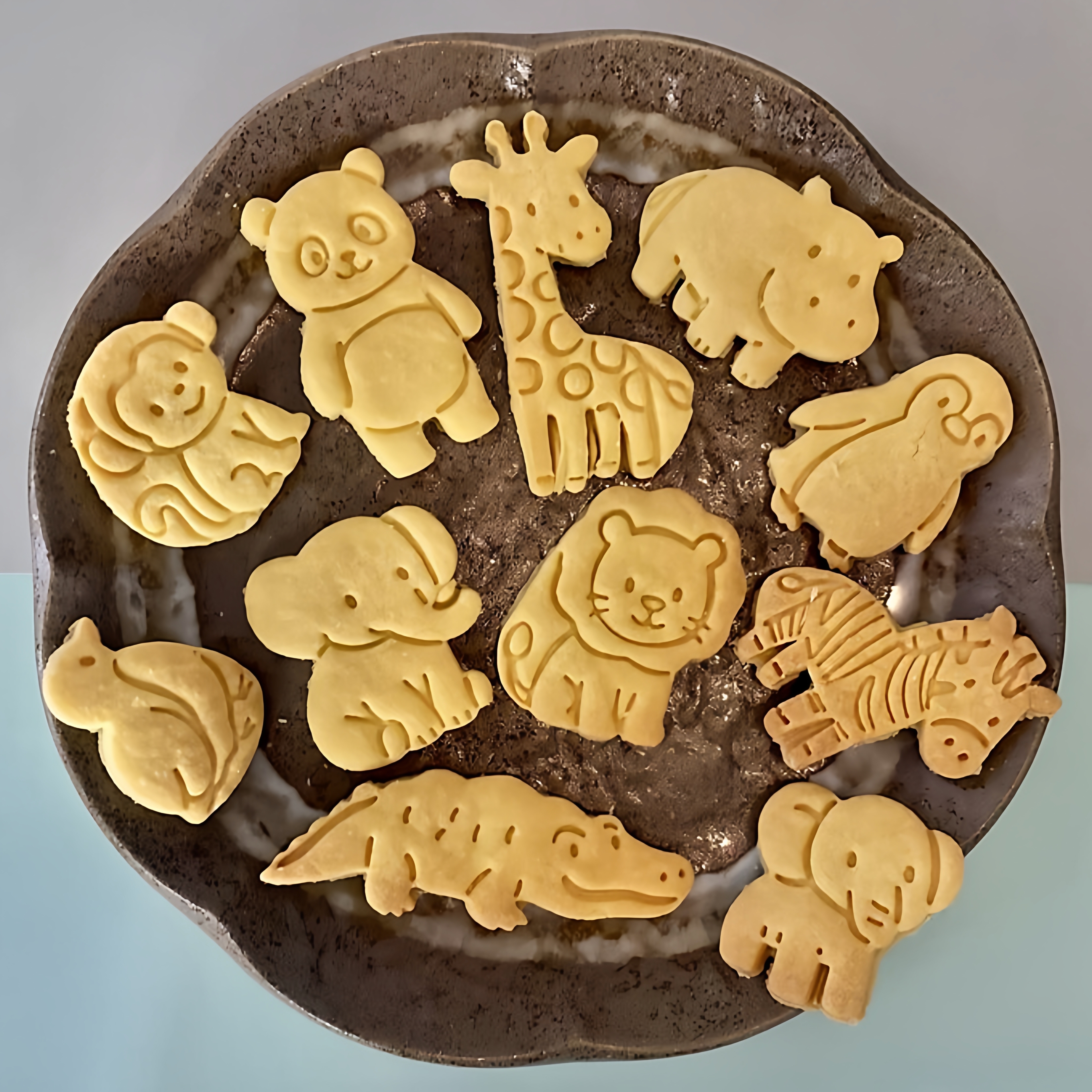 Baking Kitchen For Kids - Cartoon Animal Biscuit Cutter Set Kids