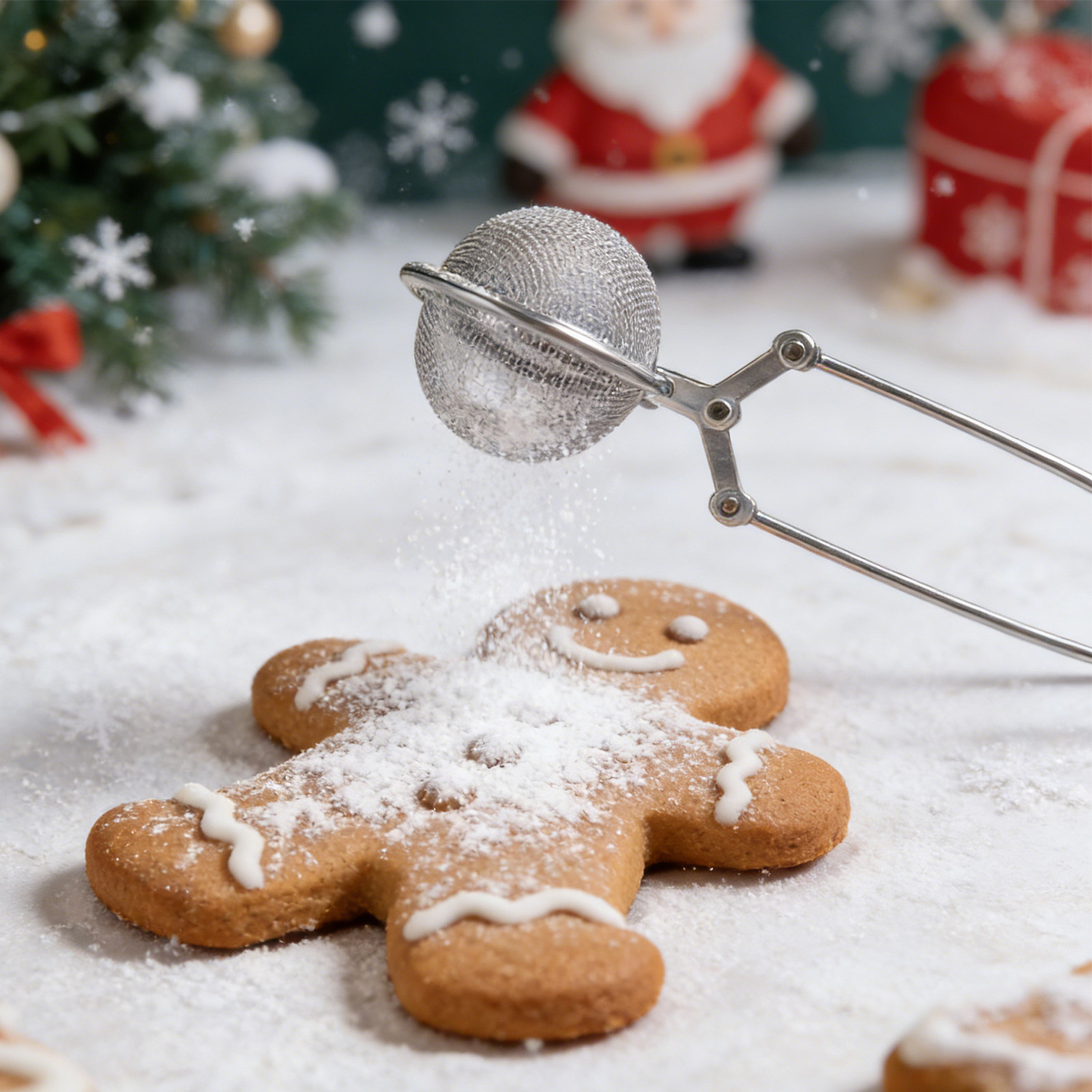 Kitchen Baker - 2Pcs Stainless Steel Flour Sieve for