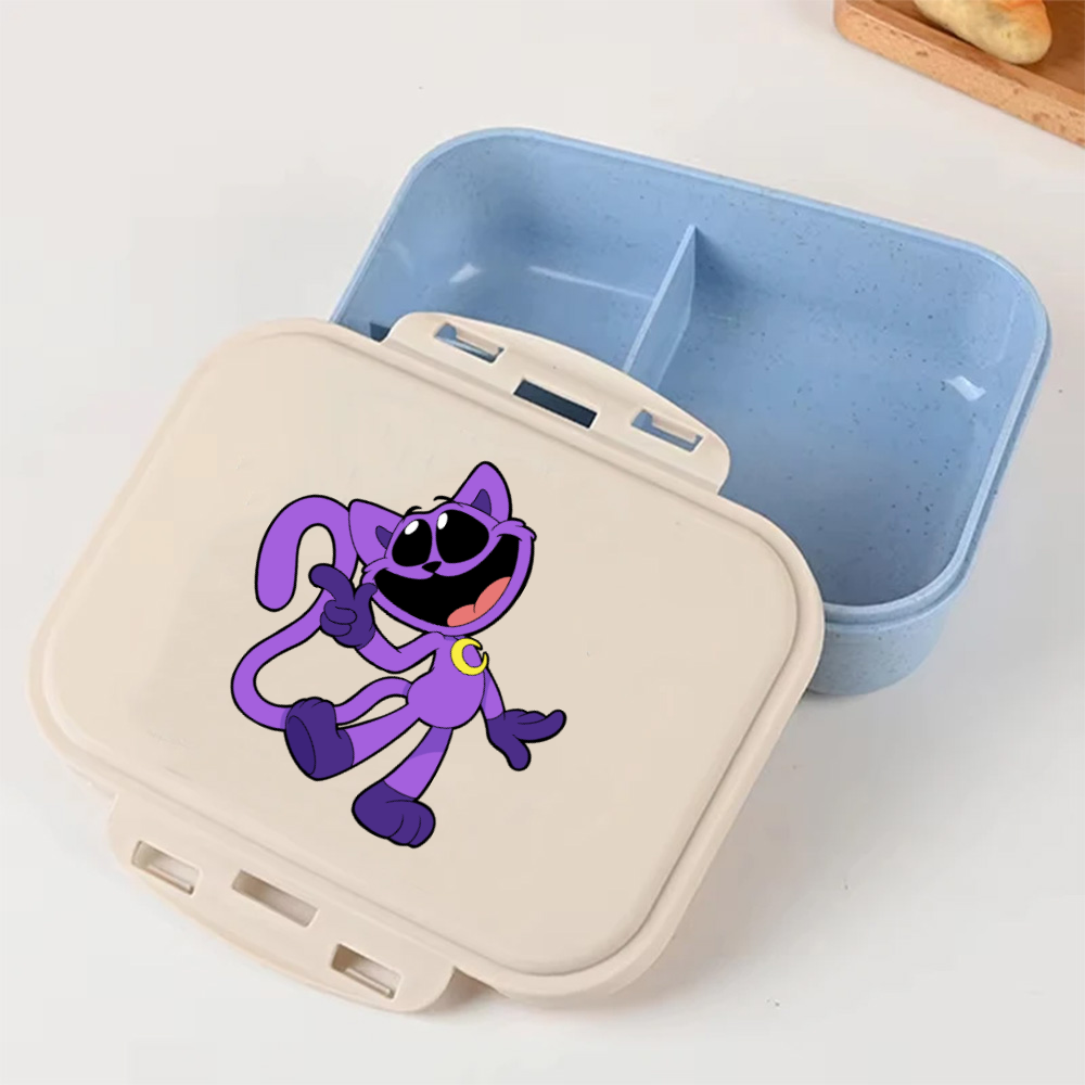 Kitchen Baking Tray Organizer - Cartoon Poppy Playtime Blue Lunch Box