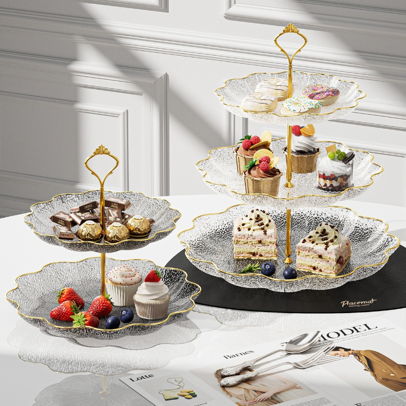 Cake Board Round - Light Luxury Fruit Plate, Multi-layer Cake