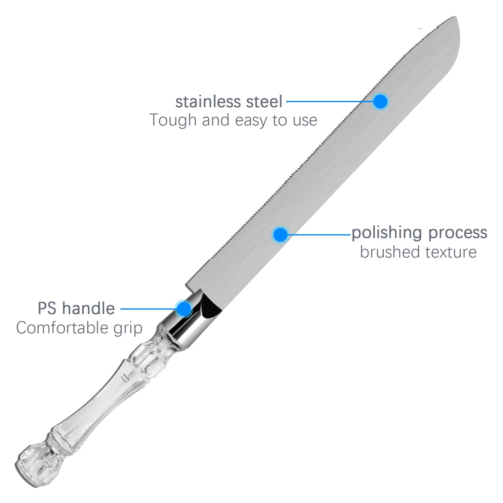 Cake Knife and Server Set Crys - Offset Spatula Set reseña y precio