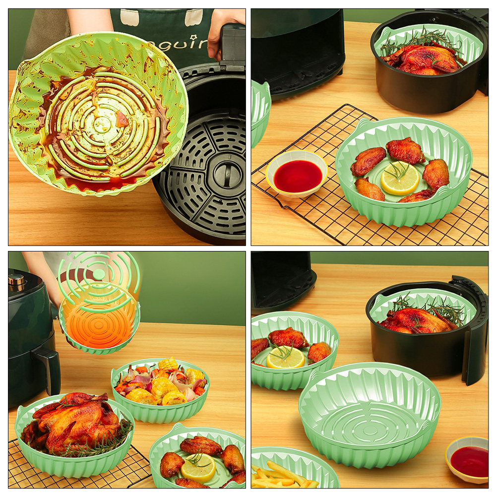 Premium Silicone Air Fryer Lin - Kitchen Baking Pan reseña y precio