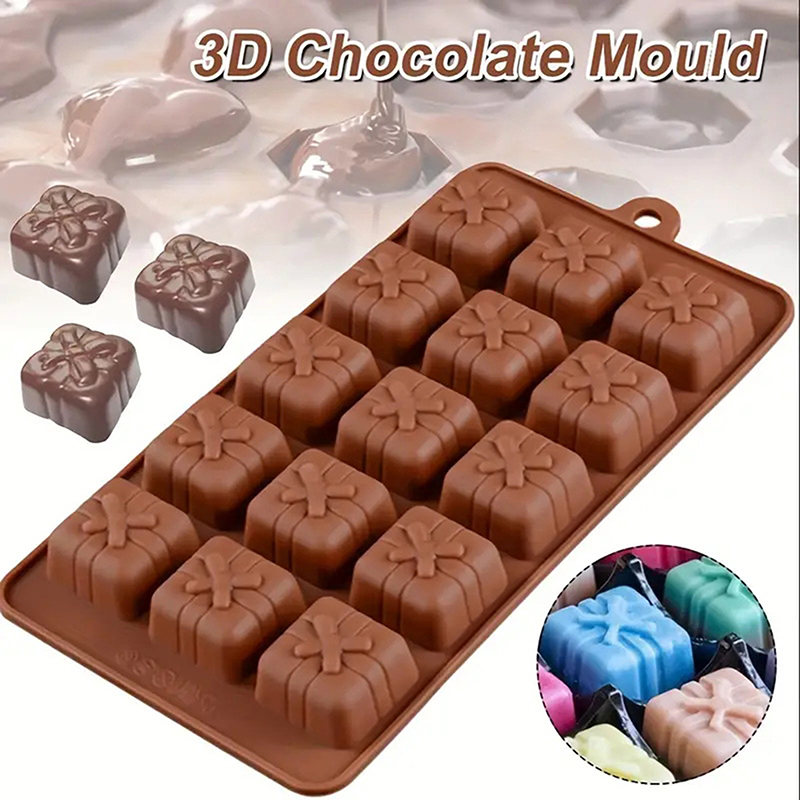Chocolate Mold 3D Silicone Mol - Kitchen Accessories For Baking reseña y precio