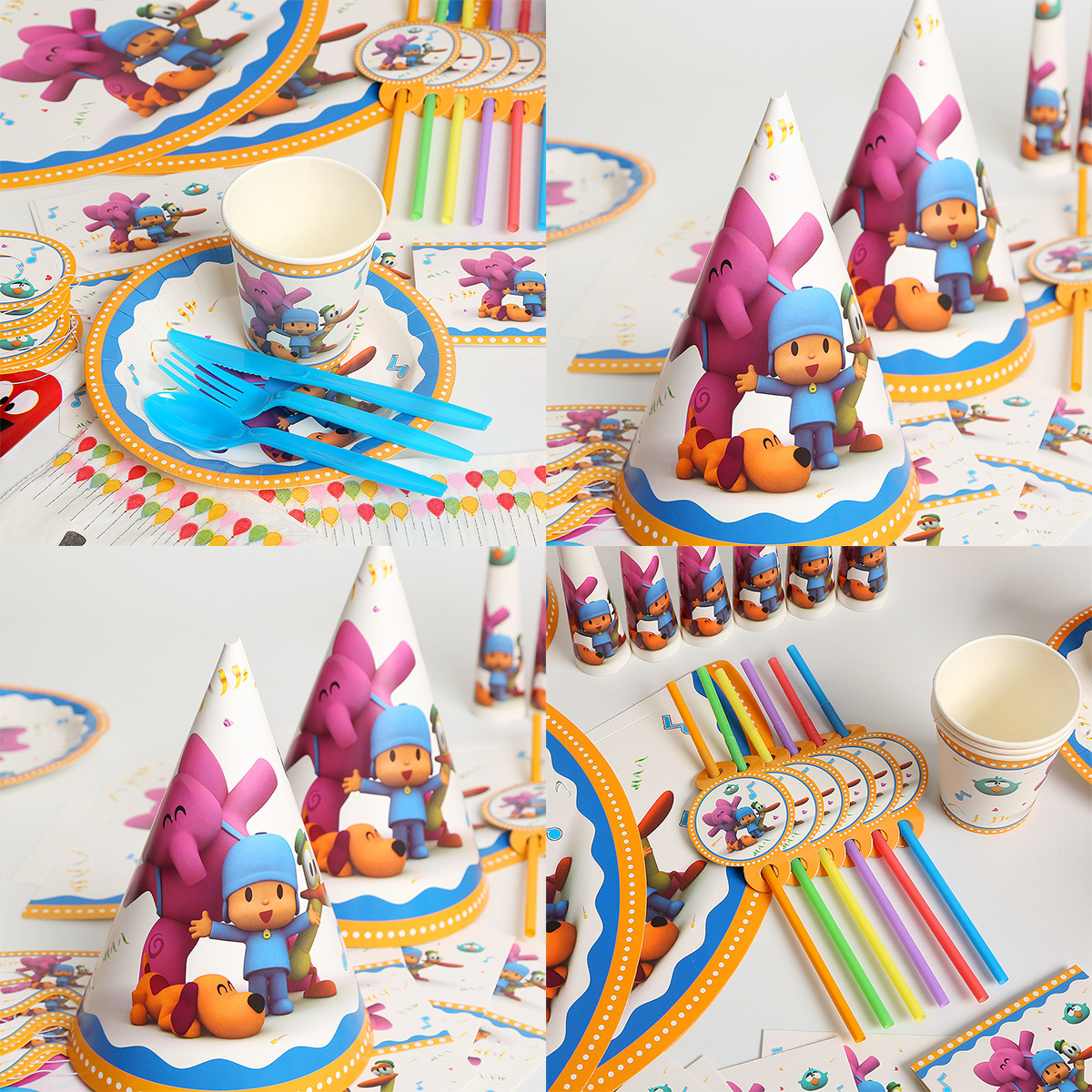 Blue&Pocoyoing Birthday Party  - Cake Board Round reseña y precio