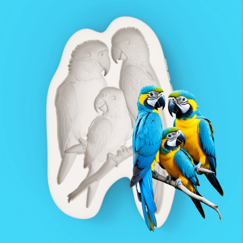 Macaw Family Silicone Baking M - Silicone Cake Mold reseña y precio