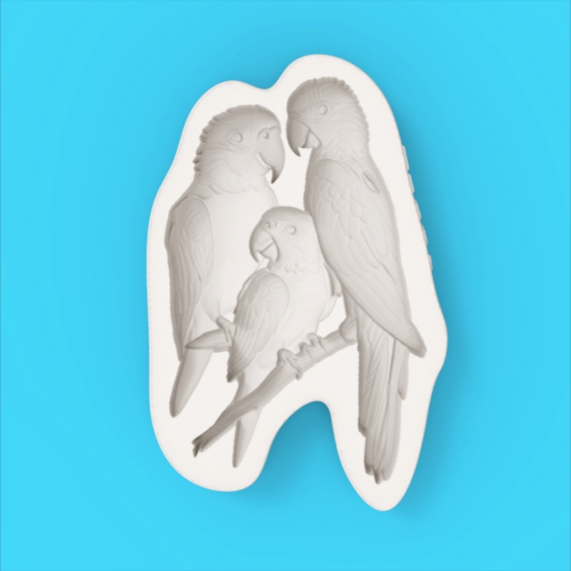 Macaw Family Silicone Baking M - Silicone Cake Mold reseña y precio