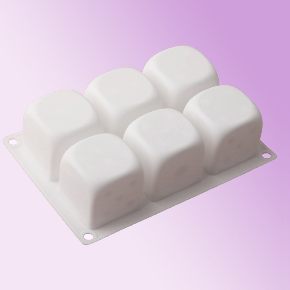 6-Cell Cube Mousse Cake Mould  - Baking Kitchen Design reseña y precio