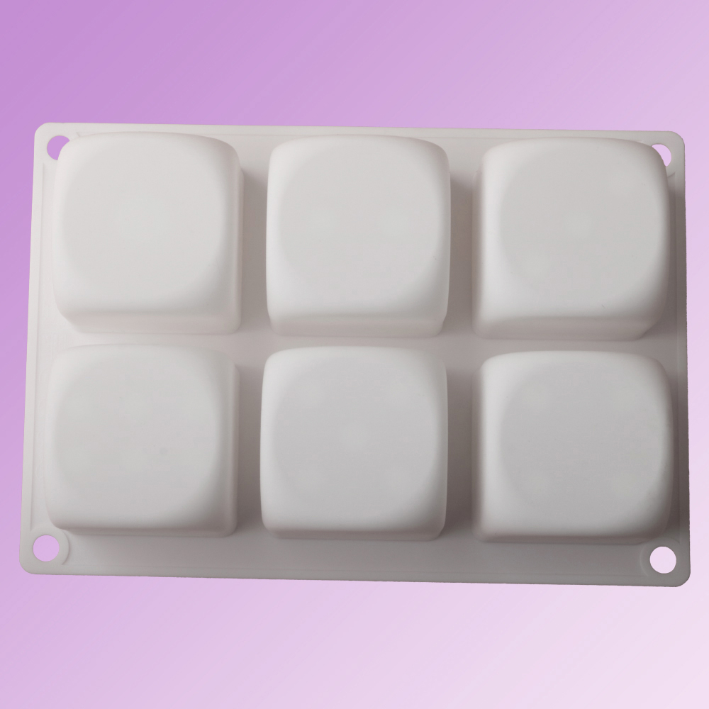 6-Cell Cube Mousse Cake Mould  - Baking Kitchen Design reseña y precio