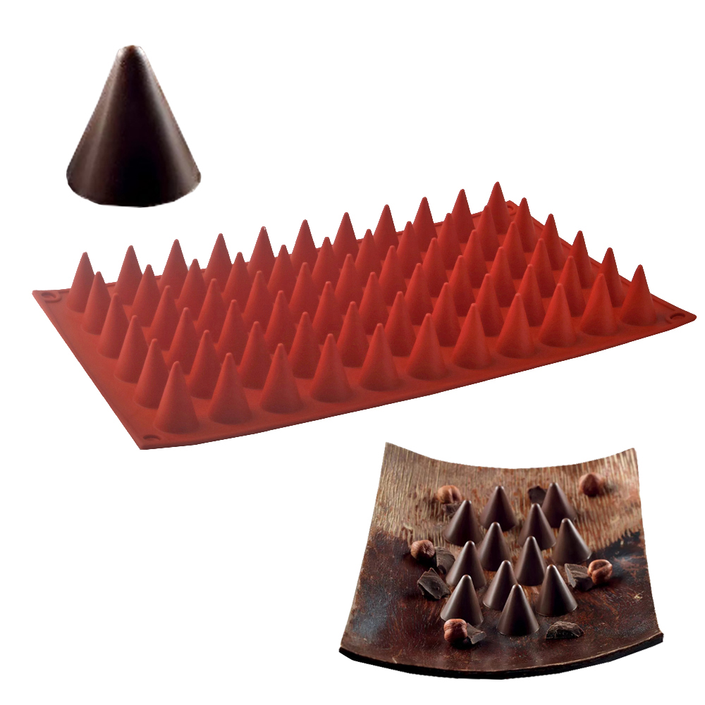 66-Cells Cone Chocolate Baking - Silicone Cake Mold reseña y precio