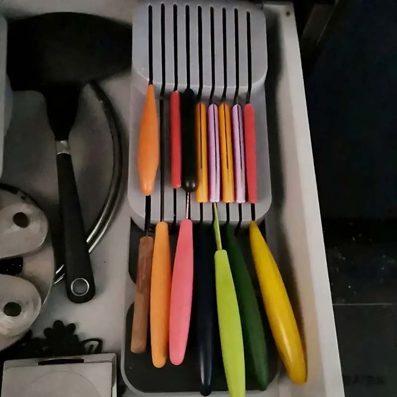 Practical Drawer Knife Storage - Kitchen Baking Tins reseña y precio