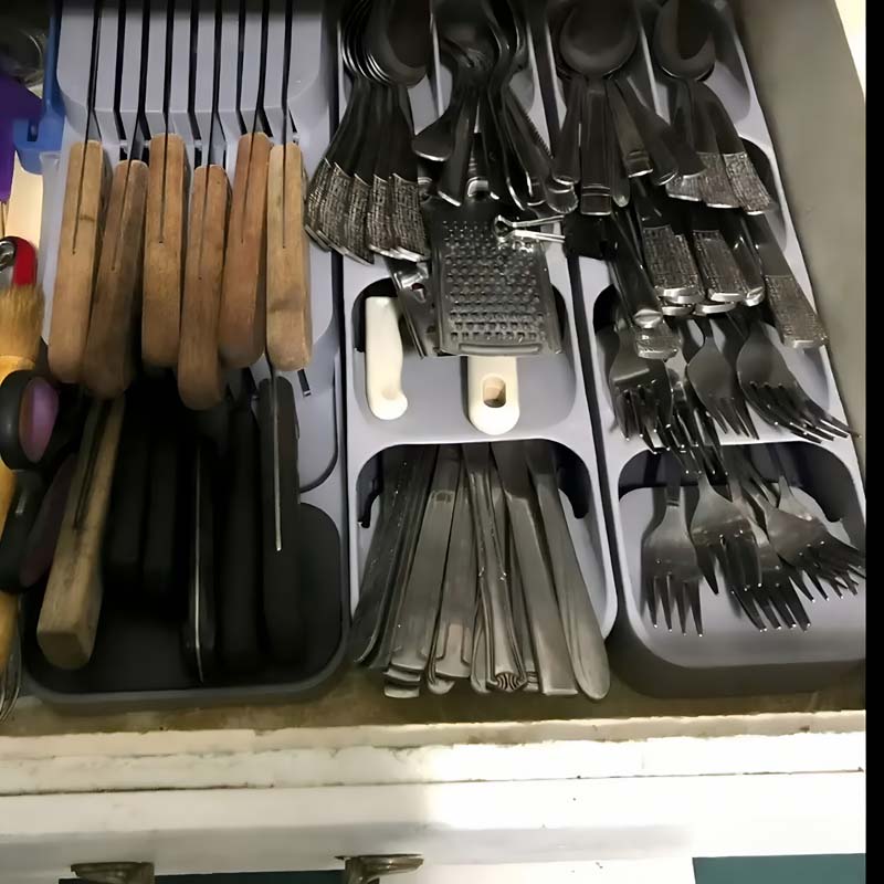 Practical Drawer Knife Storage - Kitchen Baking Tins reseña y precio