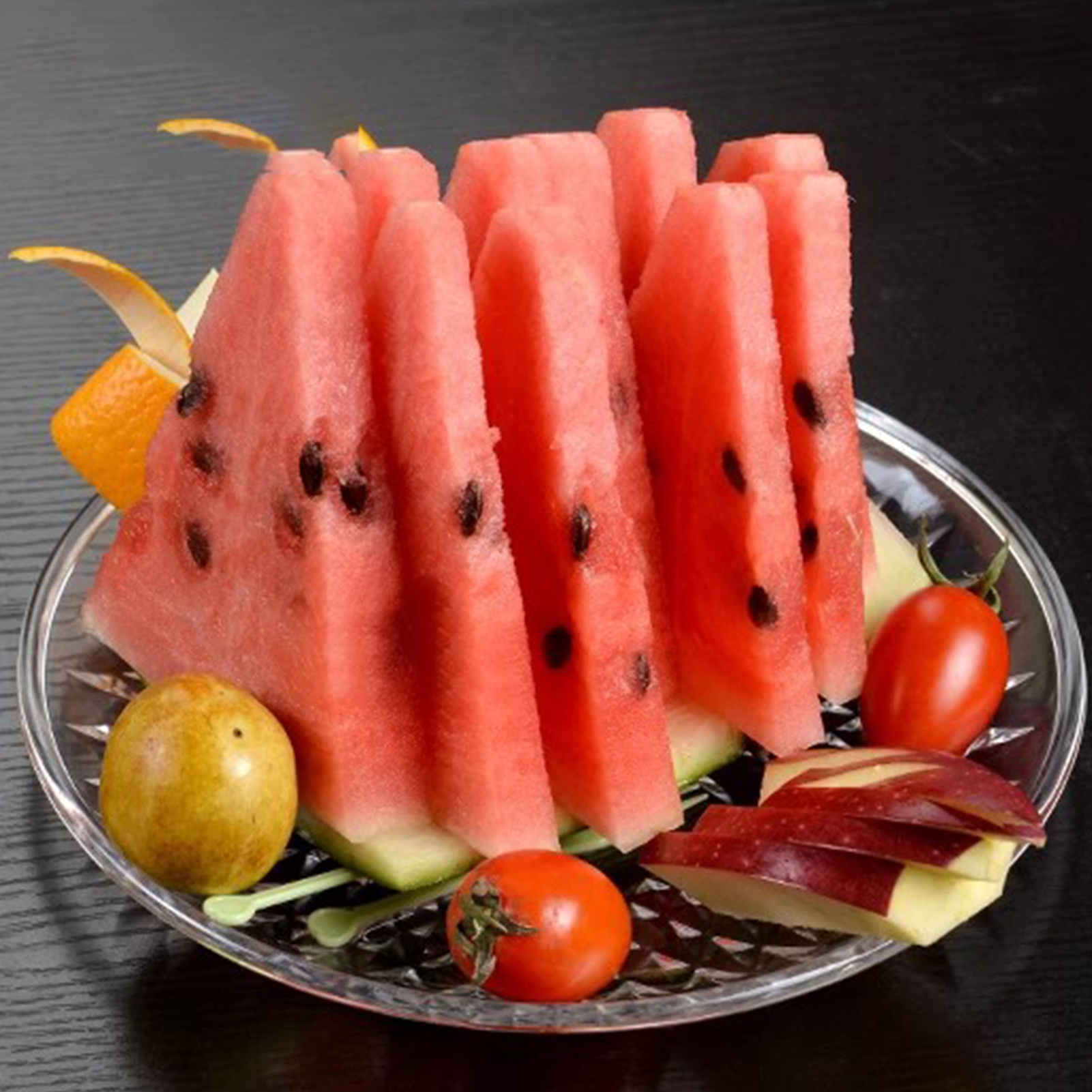 15/20/25cm Acrylic Fruit Plate - Cake Board Round reseña y precio