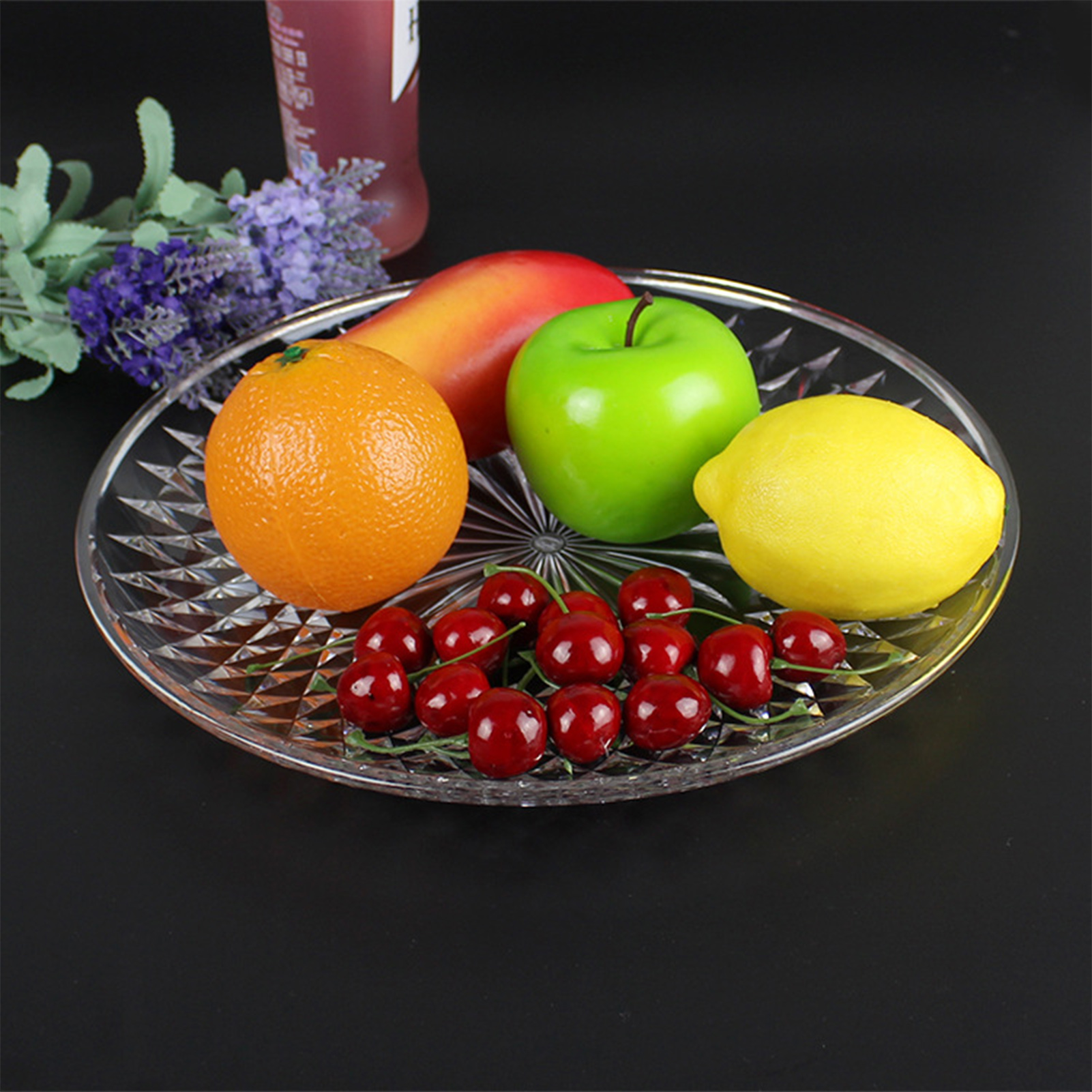 15/20/25cm Acrylic Fruit Plate - Cake Board Round reseña y precio