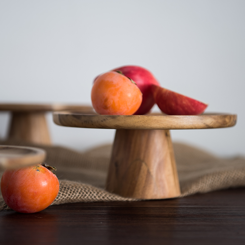 KEMORELA High Stand Wooden Cak - Cake Board Round reseña y precio
