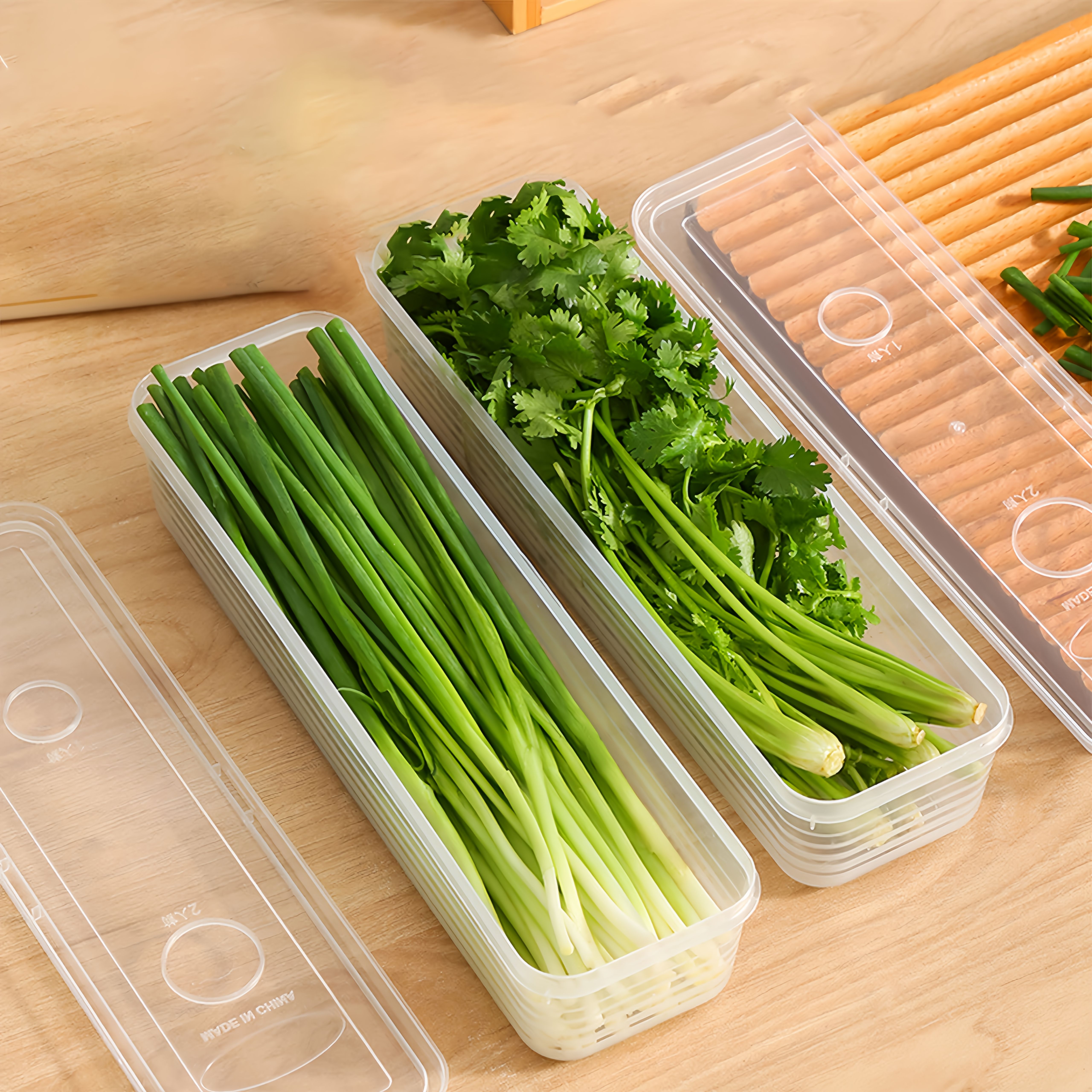 2/4/6pcs Food Vegetable Storag - Kitchen Baking Tray Organizer reseña y precio