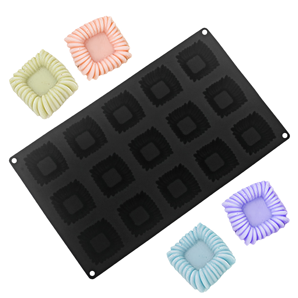 15-Cell Square Coil Texture De - Baking Kitchen Design reseña y precio