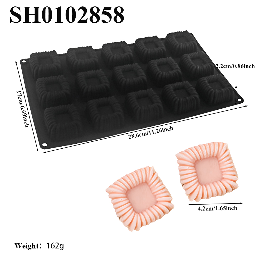 15-Cell Square Coil Texture De - Baking Kitchen Design reseña y precio
