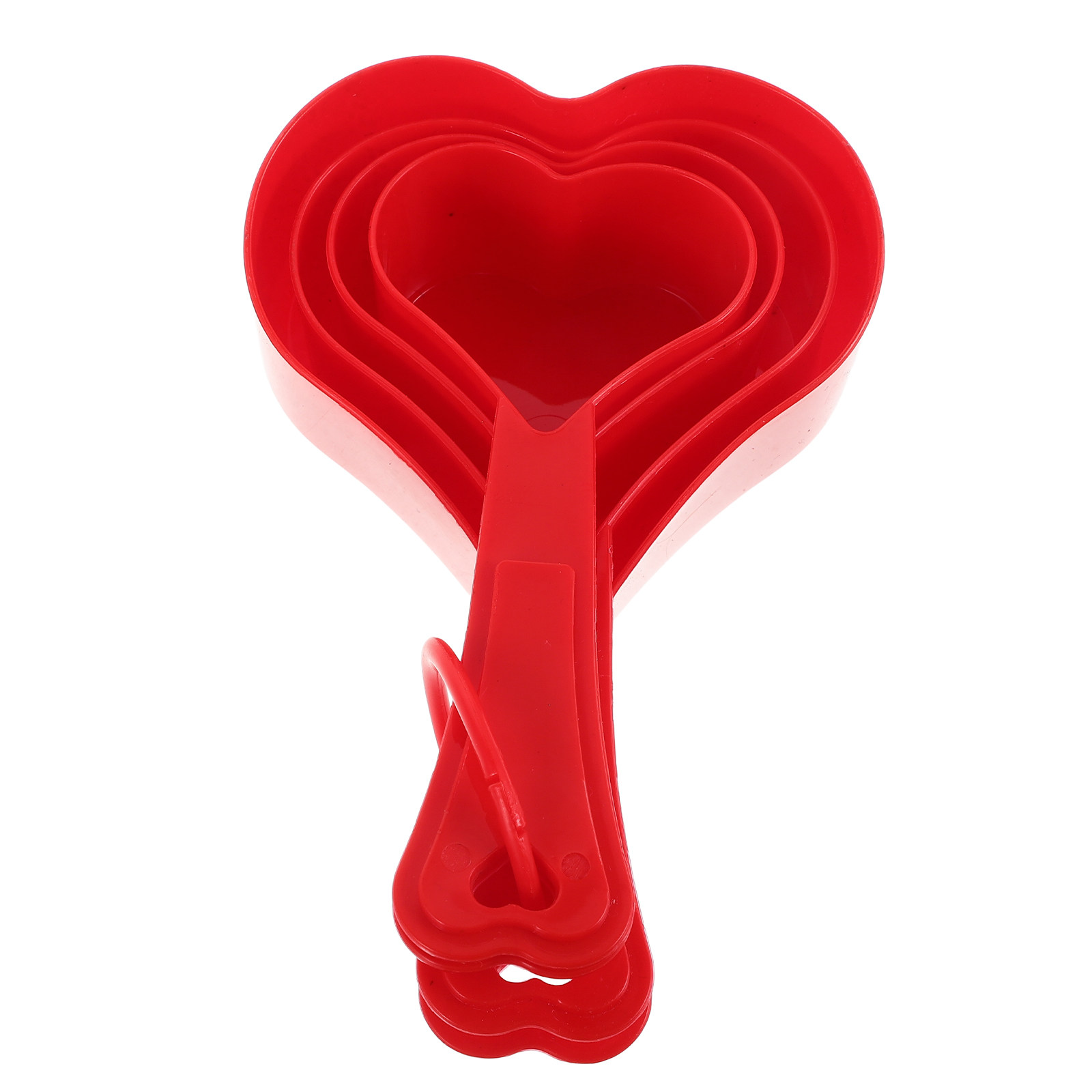 1set Heart Shaped Measuring Sp - Baking (Kitchen Ingredient) reseña y precio