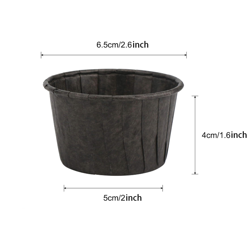 25Pcs Rolled Edge Cake Cups, W - Kitchen Paper For Baking reseña y precio
