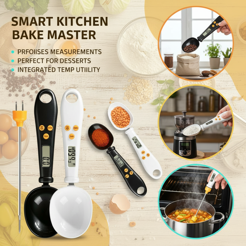 Large Measuring Spoon Scale El - Baking (Kitchen Ingredient) reseña y precio