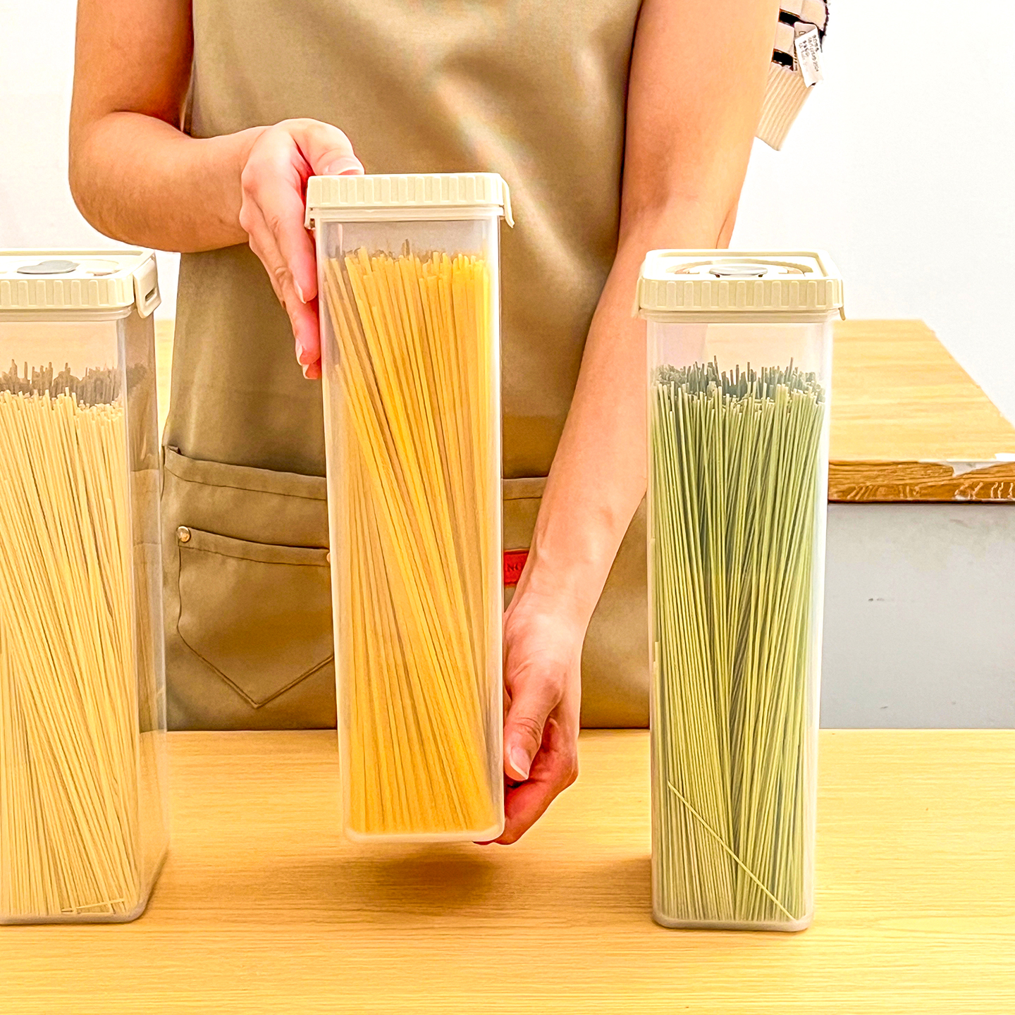 Noodles Sealed Storage Box Wit - Kitchen Baking Tray Organizer reseña y precio