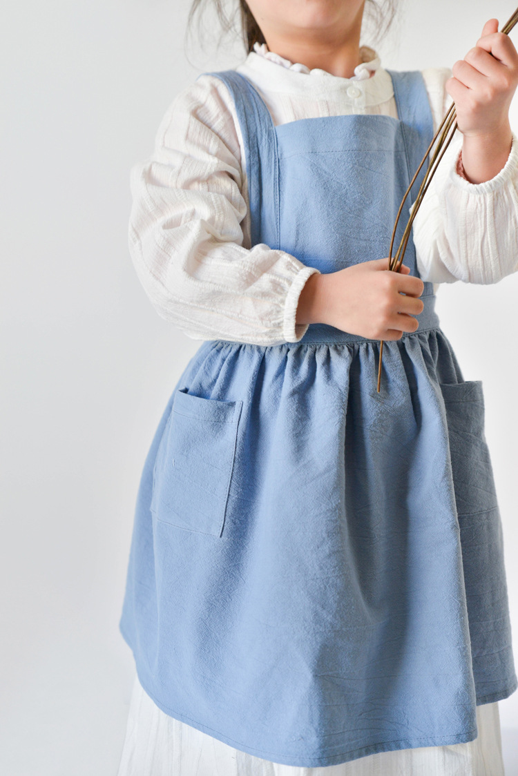 Kids Cotton Apron Dress Parent - Baking Kitchen For Kids reseña y precio