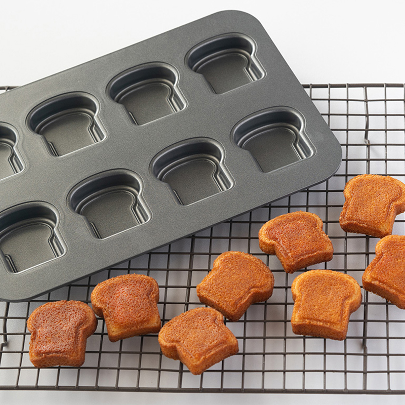 8 Cavity Toast Bread Pattern C - Kitchen Baking Pan reseña y precio