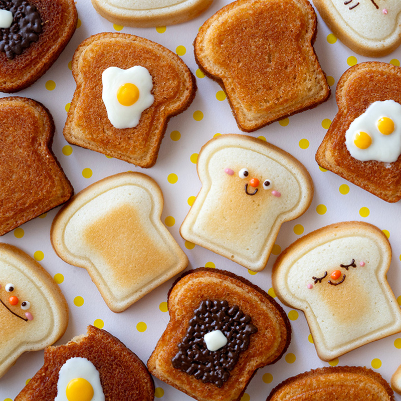 8 Cavity Toast Bread Pattern C - Kitchen Baking Pan reseña y precio