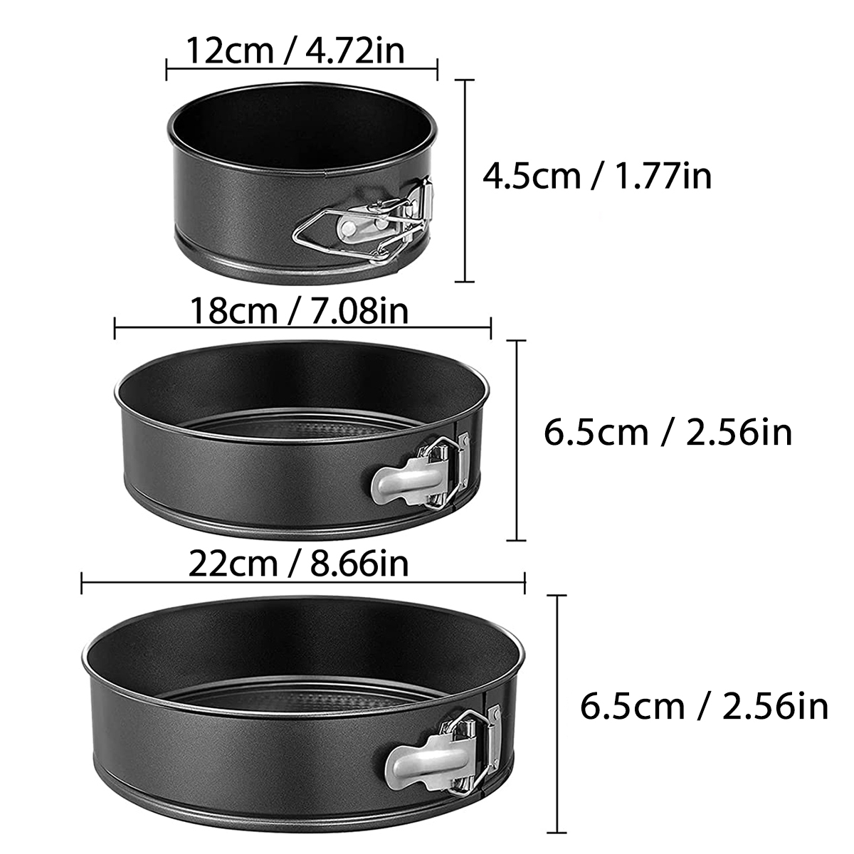 1PC, 3PCS Cake Pan Set, Round  - Kitchen Baking Pan reseña y precio