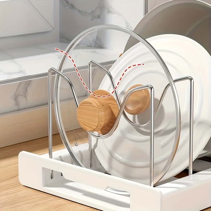 Cookware Organizer Rack, Expan - Kitchen Cabinet Baking Organizer reseña y precio