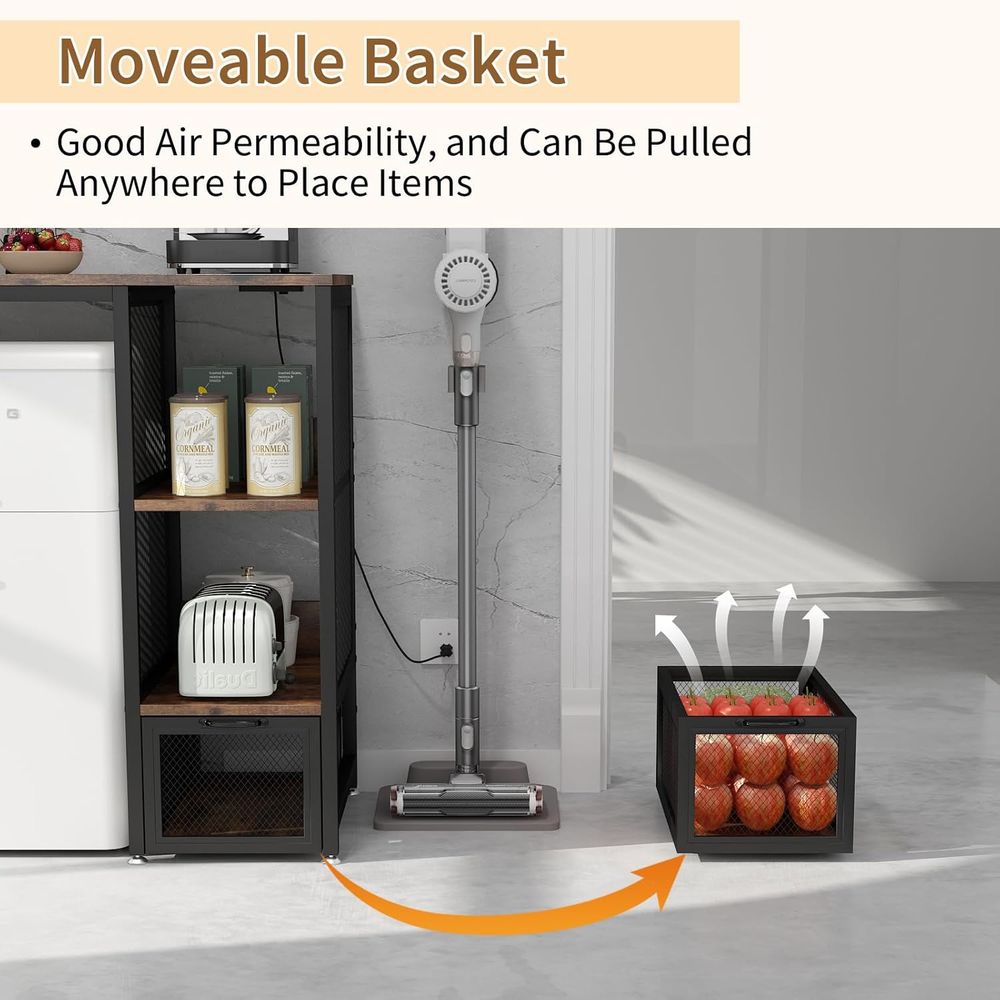 Kitchen Bakers Rack with Power - Kitchen Baker reseña y precio