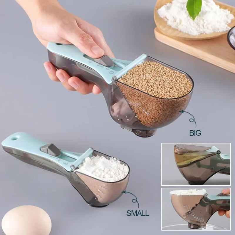 Adjustable Measuring Scoop Kit - Baking (Kitchen Ingredient) reseña y precio