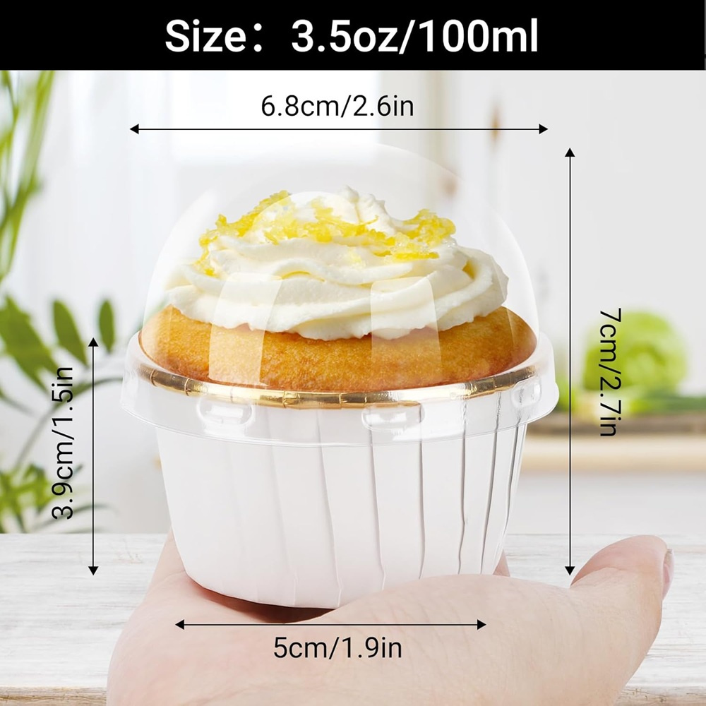 50 pcs Muffins Cup Paper Cupca - Kitchen Paper For Baking reseña y precio