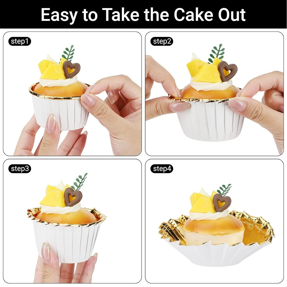 50 pcs Muffins Cup Paper Cupca - Kitchen Paper For Baking reseña y precio