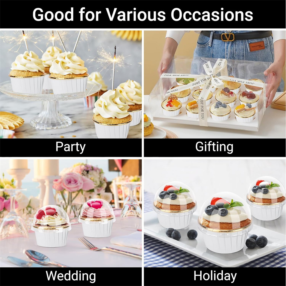 50 pcs Muffins Cup Paper Cupca - Kitchen Paper For Baking reseña y precio