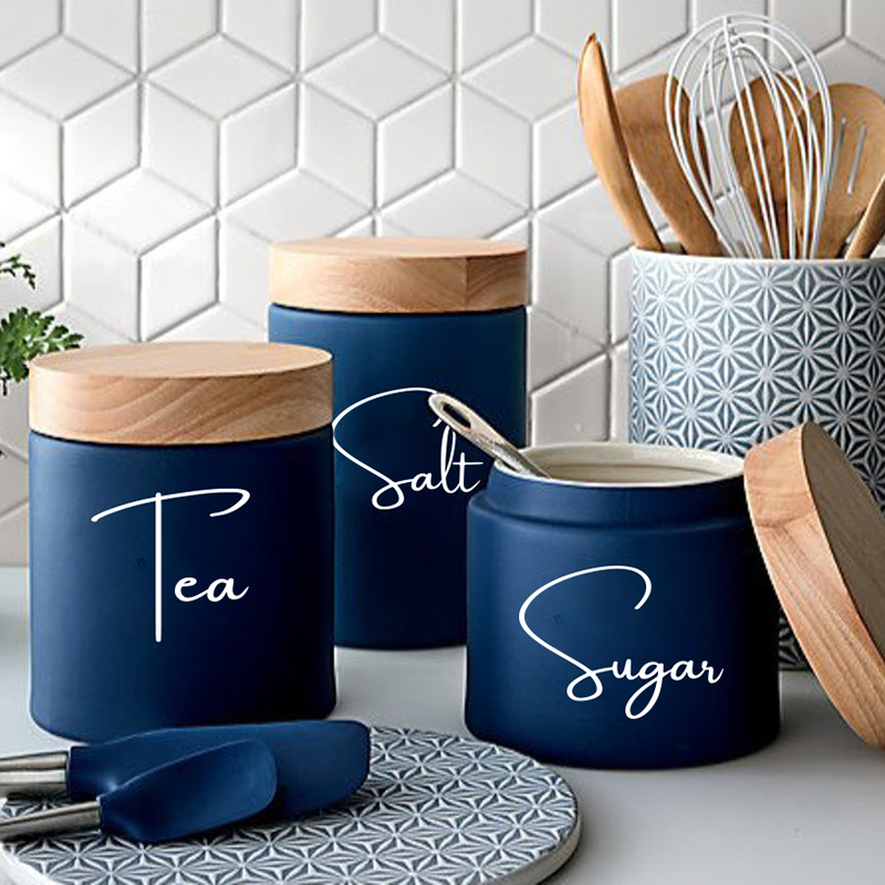 8Pcs Kitchen Organization Cani - Kitchen Baking Canisters reseña y precio