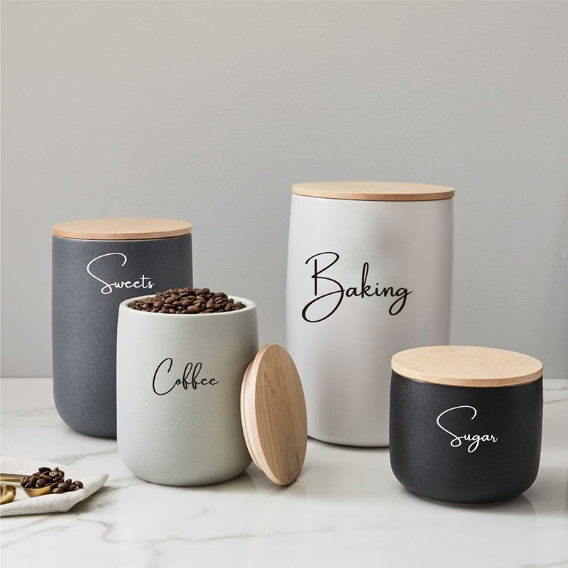 8Pcs Kitchen Organization Cani - Kitchen Baking Canisters reseña y precio