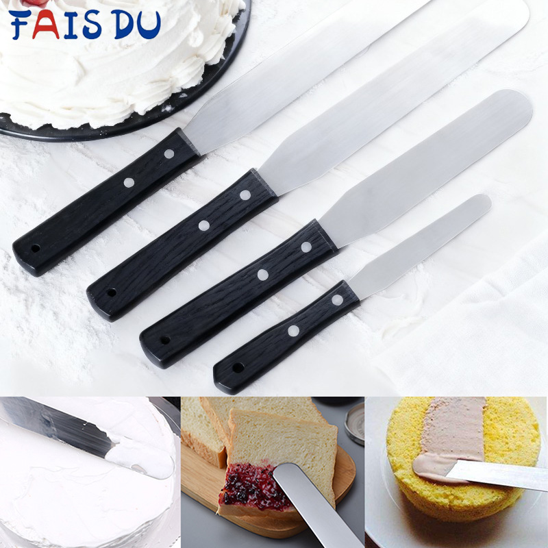 4PCS Straight&Offset Cake Icin - Offset Spatula Set reseña y precio