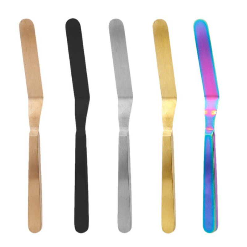 Stainless Steel Cake Icing Spa - Offset Spatula Set reseña y precio