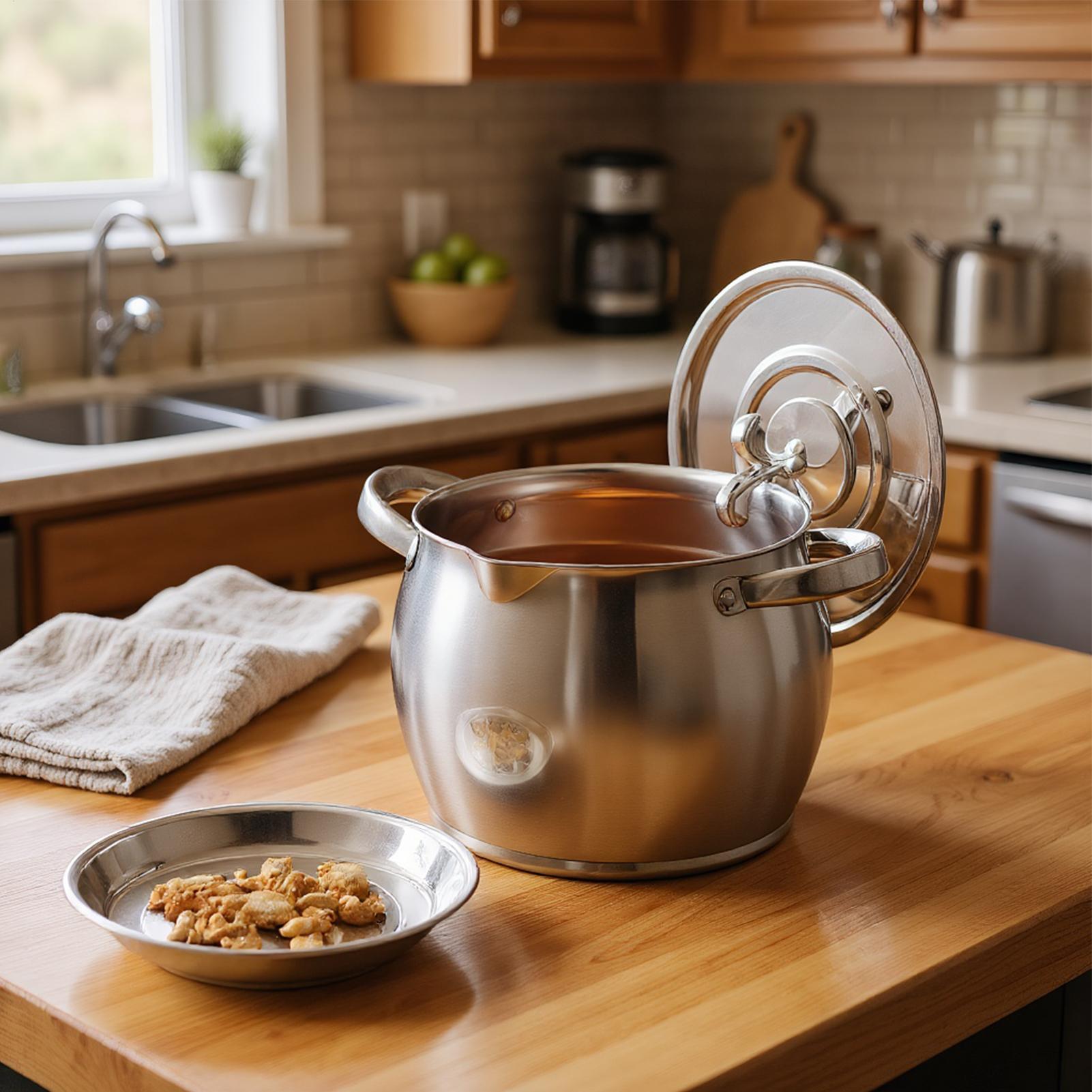 Grease Container Stainless Ste - Kitchen Baking Canisters reseña y precio