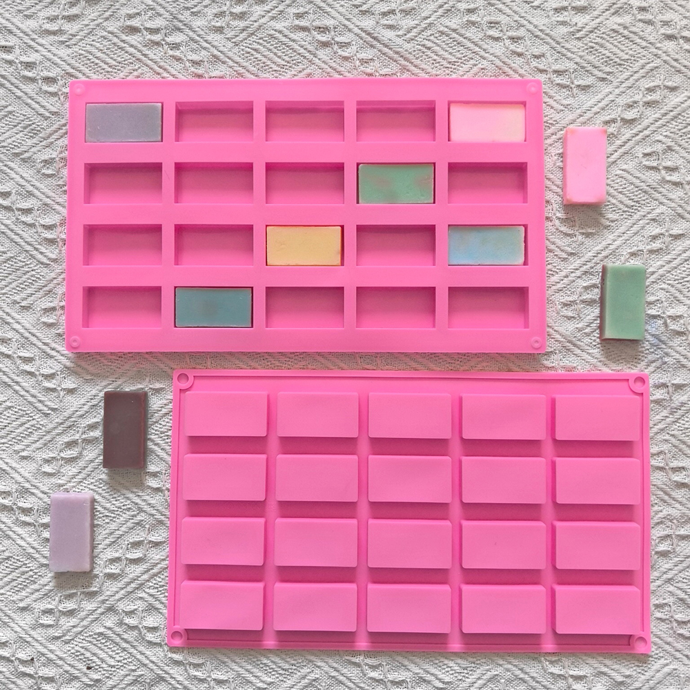 1pc 20 cavity rectangular sili - Silicone Cake Mold reseña y precio