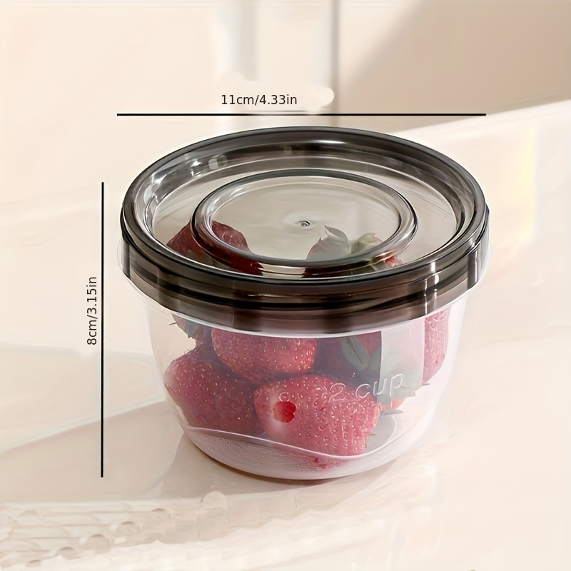 2 Transparent Sealed Food Stor - Kitchen Baking Tray Organizer reseña y precio