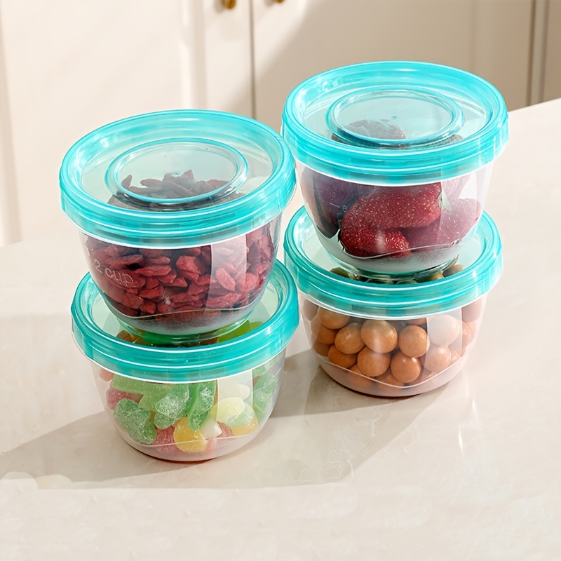 2 Transparent Sealed Food Stor - Kitchen Baking Tray Organizer reseña y precio