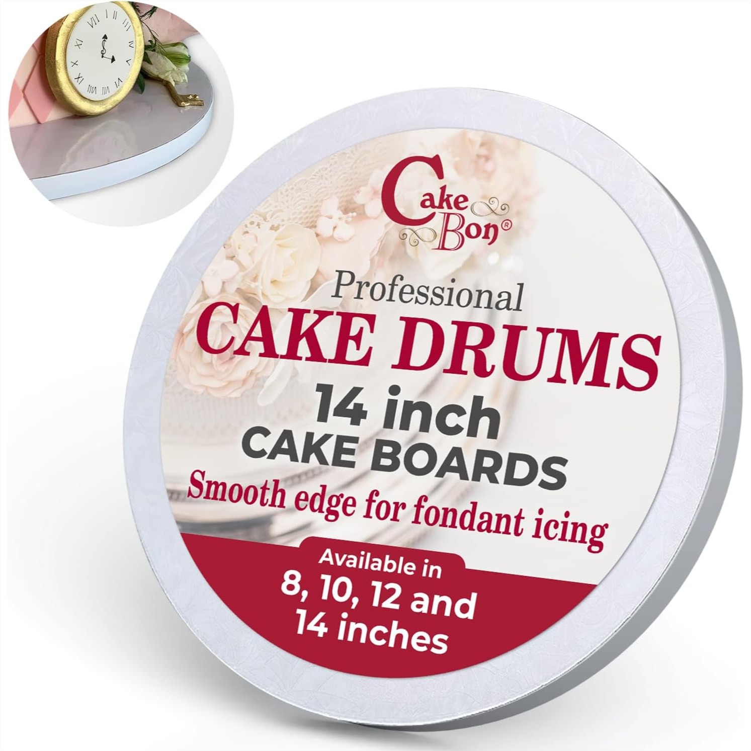 14 Inch Round Cake Boards, 1/2 - Cake Board Round reseña y precio