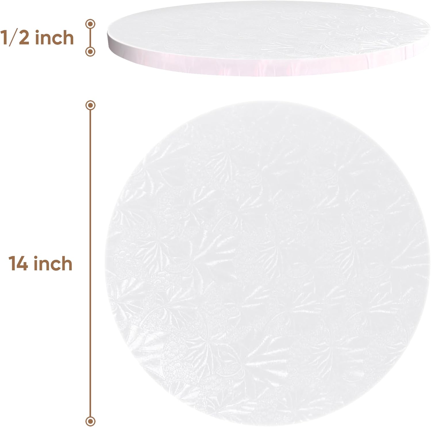 14 Inch Round Cake Boards, 1/2 - Cake Board Round reseña y precio