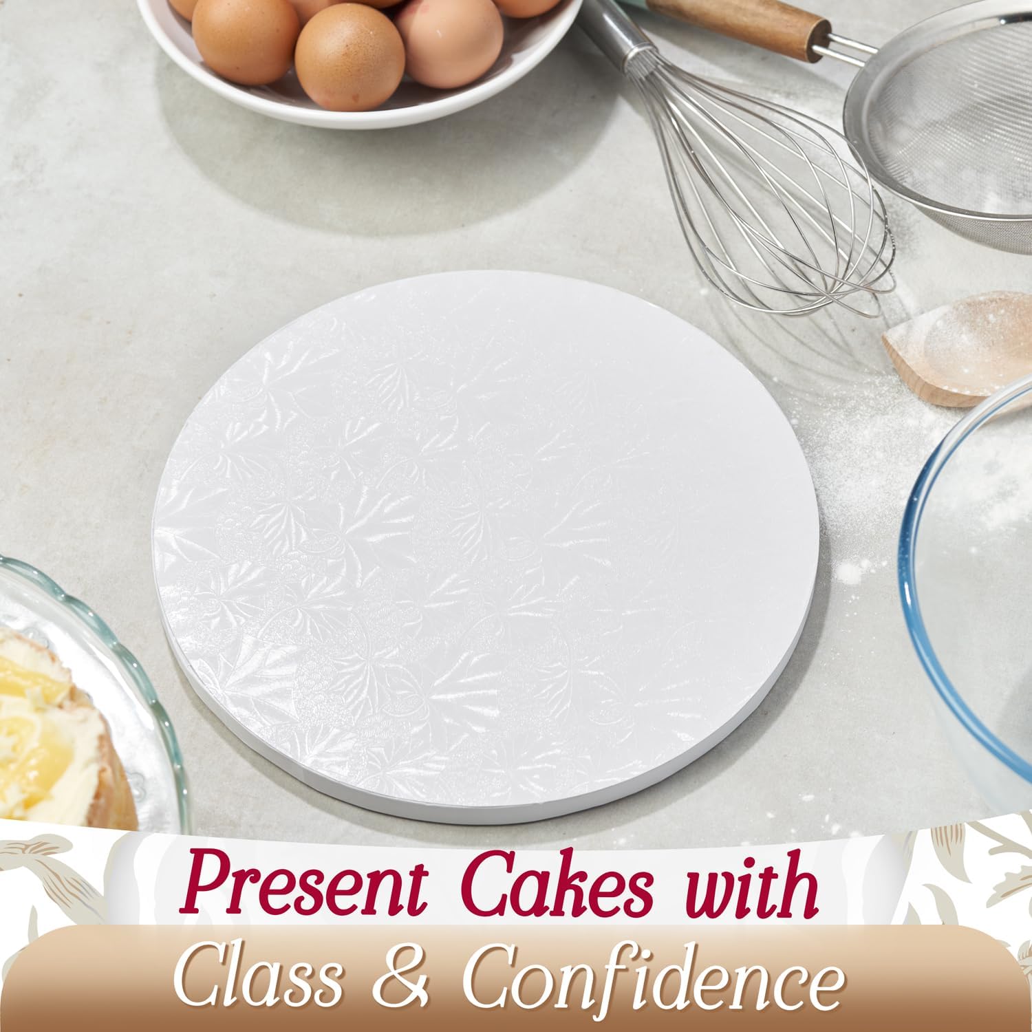 14 Inch Round Cake Boards, 1/2 - Cake Board Round reseña y precio