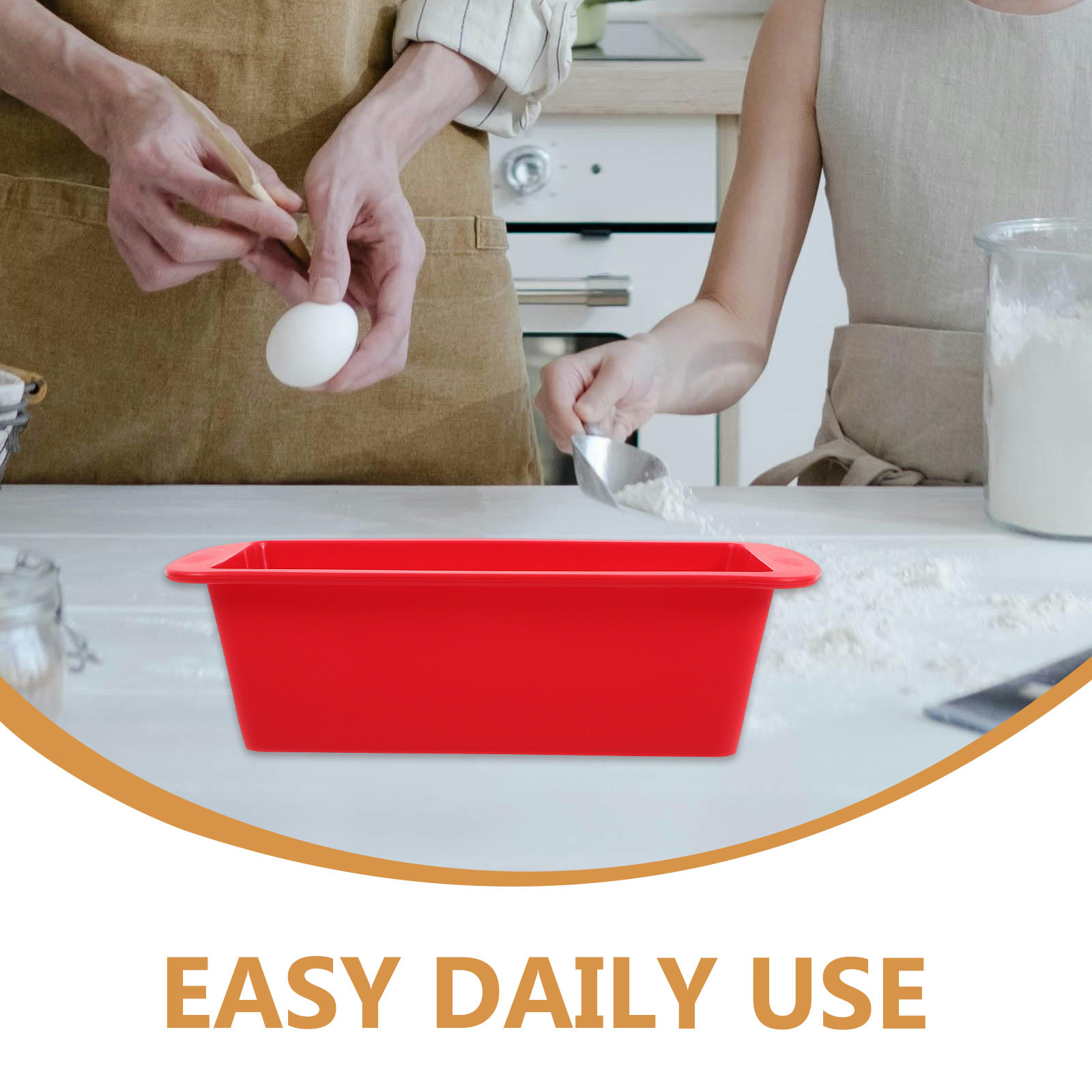 Silicone Non-Stick Bread Bakin - Kitchen Baking Pan reseña y precio