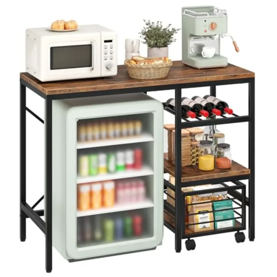 Mini Fridge Stand for Kitchen  - Kitchen Baker reseña y precio