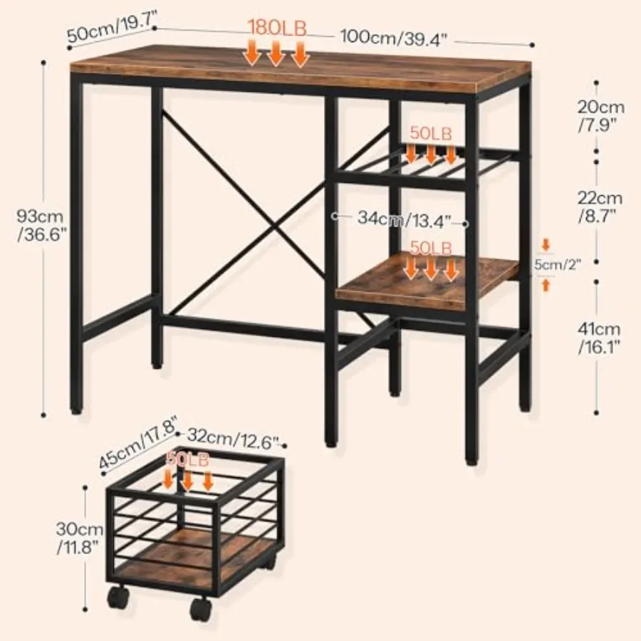 Mini Fridge Stand for Kitchen  - Kitchen Baker reseña y precio